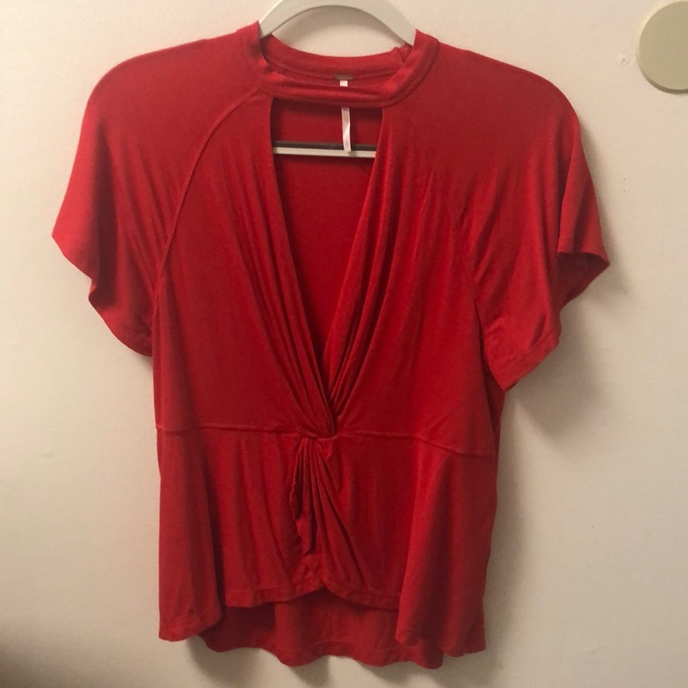 Red Free People Top